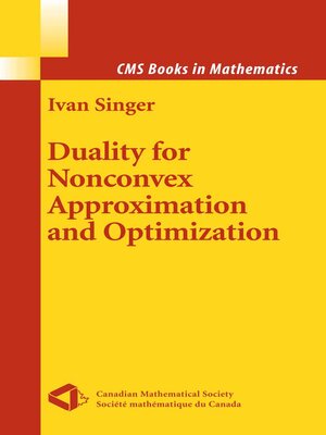 cover image of Duality for Nonconvex Approximation and Optimization